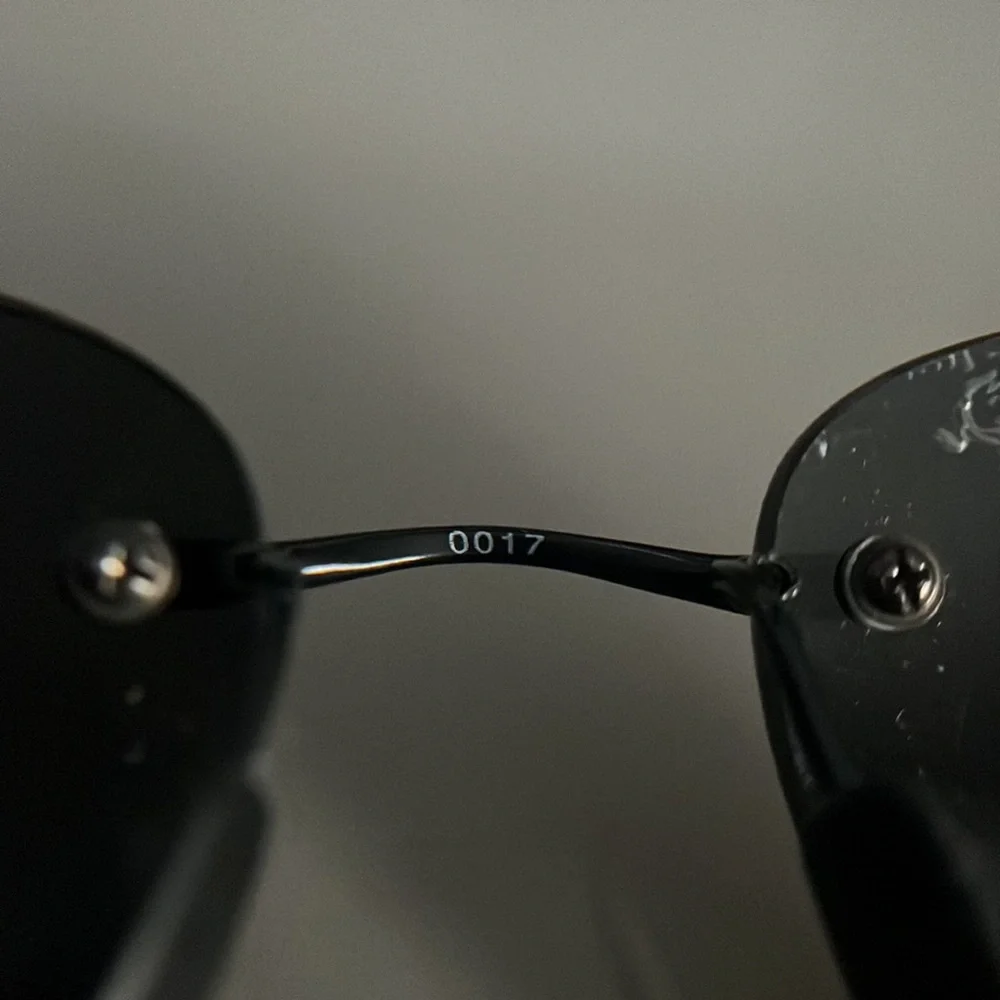 Nike Flexon Ashland Polarized Rimless Sunglasses with Case - AS IS